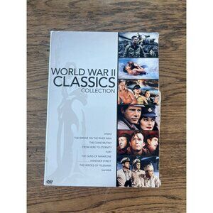 World War II Classics Collection 9 Movie Set DVD Action Drama Pre-Owned